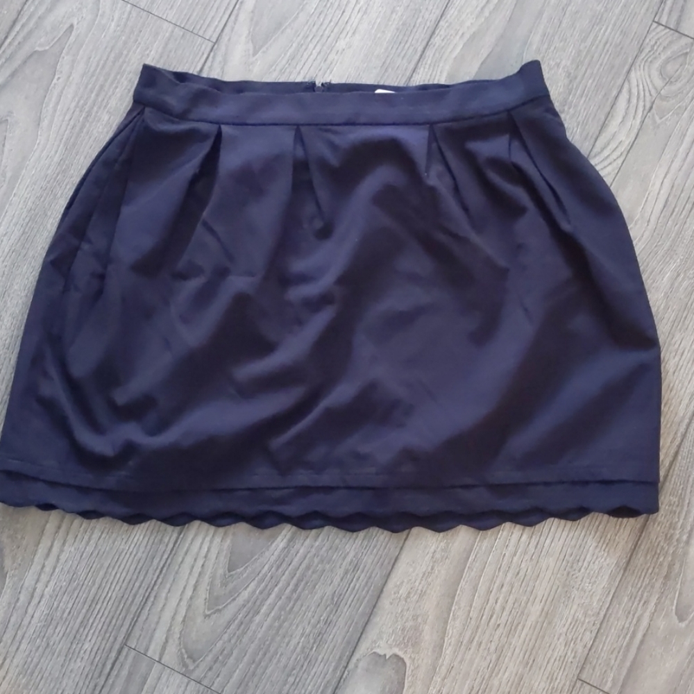 BCBGeneration Navy blue baby doll skirt